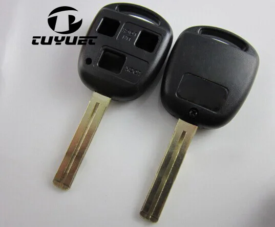 

Replacement 3 Buttons Remote Key Blank Shell With TOY48 Short Blade For Lexus With Sticker & Logo 38mm/ 40mm