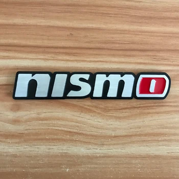 

JDM Brushed aluminum car sticker for NISMO logo Tail Fender Stickers for honda toyota nissan mazda mitsubishi accessories
