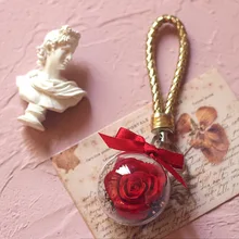 Горячий вечный цветок 1 шт. натуральный кулон с высушенным цветком пожелание Рождество День Благодарения День святого Валентина Кулон