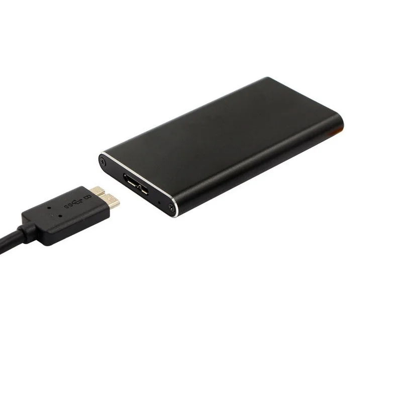 MSATA к USB 3 0 внешний SSD корпус конвертера с кабелем|msata to usb 3.0|external ssd enclosuressd enclosure |