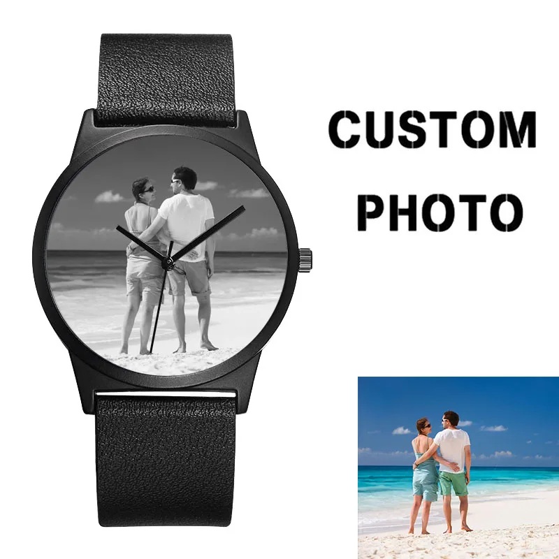 B 9000A Black Watch Custom Logo Design Your Own Watches Relojes