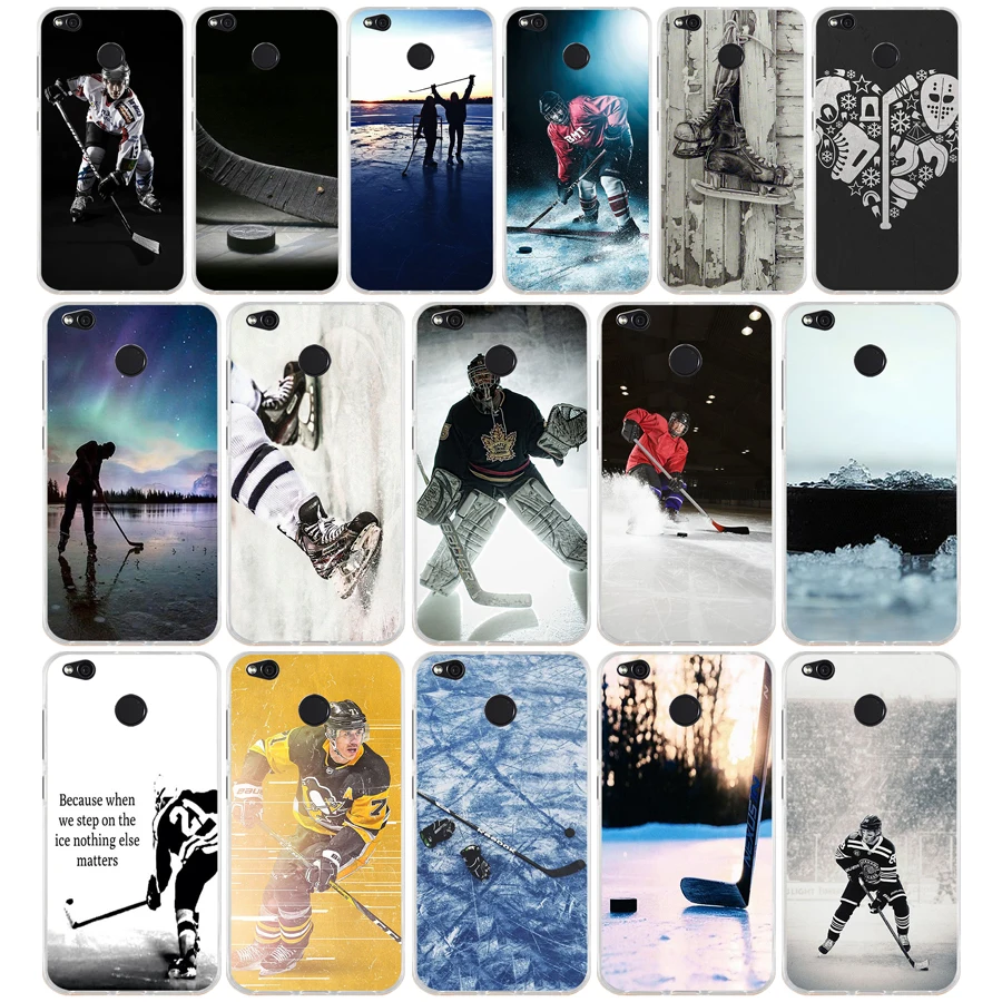 

68 ZX I love ICE Hockey TPU Soft Silicone Phone Case for Xiaomi Redmi 4X 4A 5A 6A 6 Note 5a pro mi a1 8 lite Cover