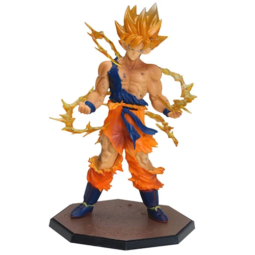 7541 18cm goku Супер Saiyan 3 Majin Buu Vegeta Транкс, Сон Гоку морозильник ПВХ Фигурки Dragon Ball Z фигурка Коллекционная модель игрушки - Цвет: 7541 18cm goku