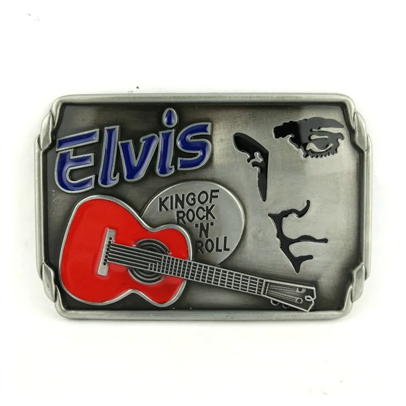 Прямая поставка металлическая пряжка для ремня King Of Rock Roll Elvis мужчин ширина 4 см