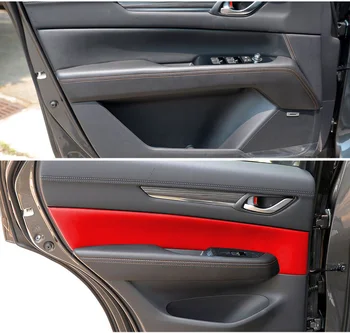 

Microfibre Leather Interior Doors Panel Cover For Mazda CX5 2017 2018 AAB171