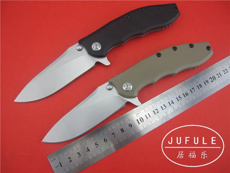 Jufule yidu ZT0562 складной нож Ножи 9Cr18Mov лезвие Сталь G10 ручка Утилита открытый кухня