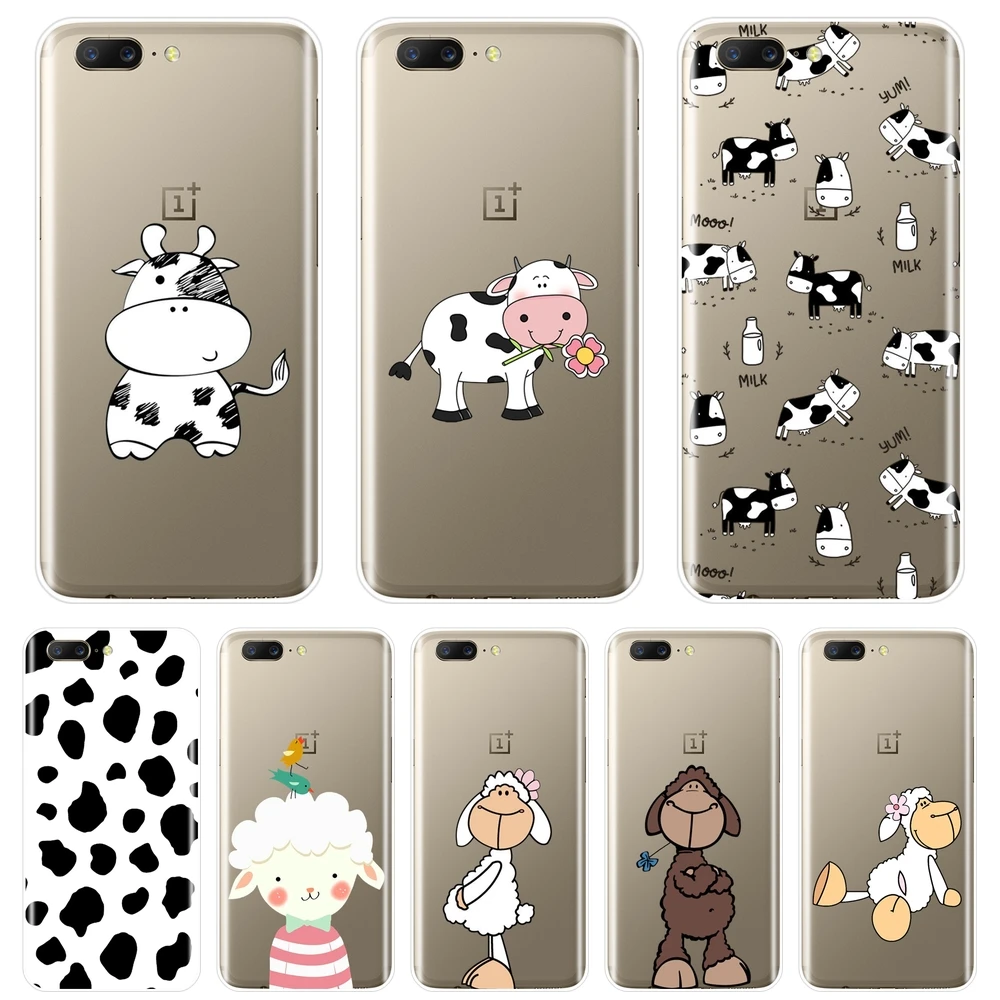 

Cow Sheep Animal Goat Kawaii Cartoon Soft Back Cover For OnePlus 3 3T 5 5T 6 6T Phone Case Silicone For One Plus 6 6T 5 5T 3 3T