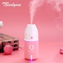 TBonlyone 150 мл Q бутылка увлажнитель с лампой тумана эфирные масла диффузор воздуха Арома диффузор увлажнитель воздуха для HoomOffice