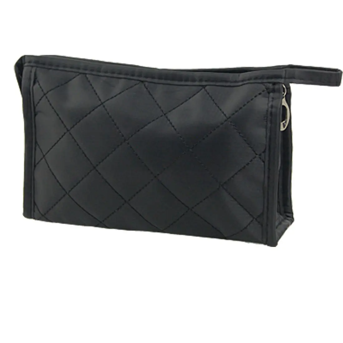 

IMC SODIAL(R) Black Grid Pattern Cosmetic Make Up Small Zippered Bag