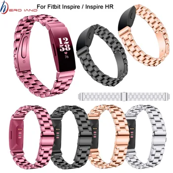 

Stainless Steel Metal Wrist Strap for Fitbit Inspire HR Watch Replacement Bands Bracelet for Fitbit Inspire Smart Accessories