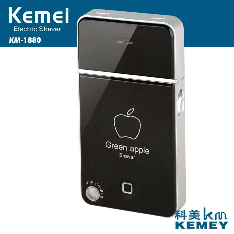 

Kemei Portable Shaver Mini USB Charging Reciprocating Electric Shaving Machine for Men Facial Care Beard Trimmer
