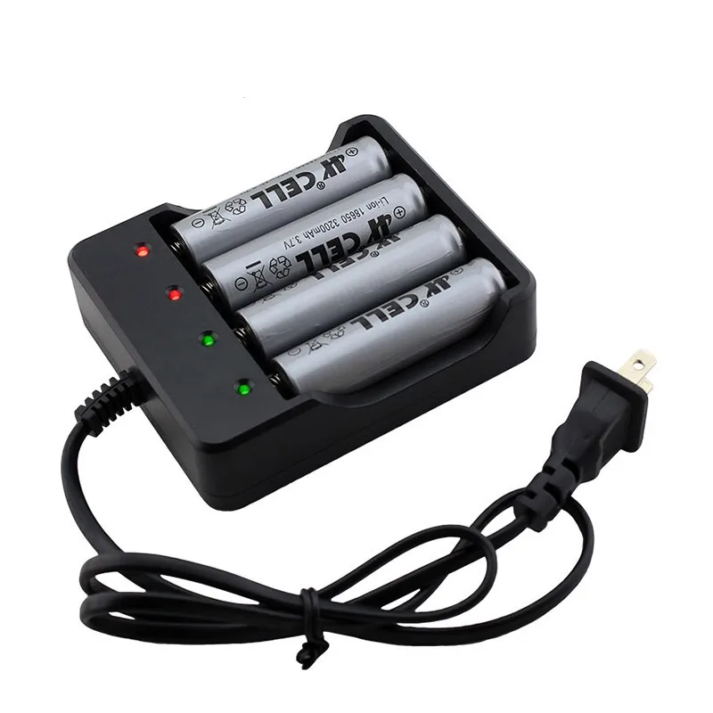 Tinhofire 4 Slots Intelligent Battery Charger with short circuit protection For 4X 18650 lithium-ion rechargeable battery Tinhofire 4 Slots Intelligent Battery Charger with short circuit protection For 4X 18650 lithium-ion rechargeable battery