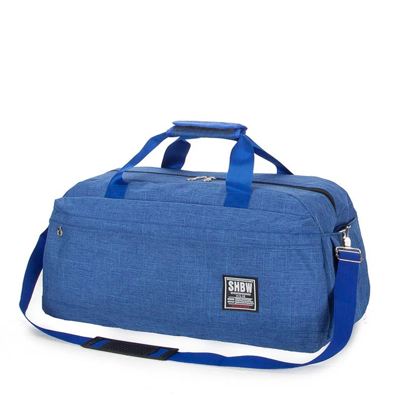 Tote Canvas Trolley Case Travel Luggage Bag Male Shoulder Bags Sports Gym Bag Lady Large ...