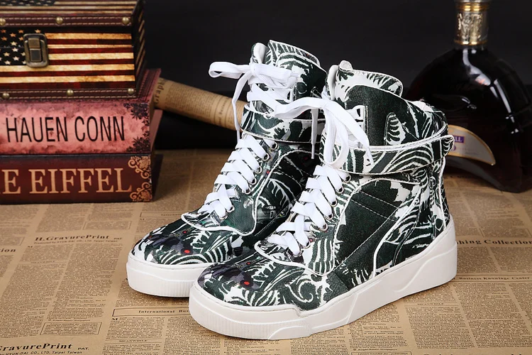 designer velcro sneakers