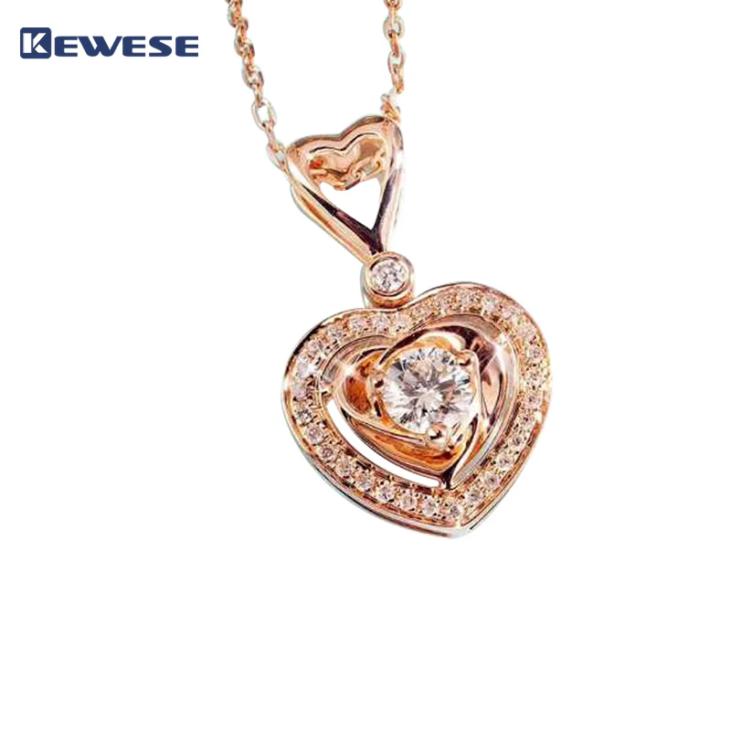 

18k heart-shaped chain, gift of love, goddess necklace,silver 925 jewelry、necklace