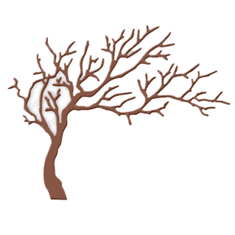 

Branch Tree metal cutting Dies Scrapbooking Craft Die Cut emboss paper card make Stencil 10.1X8CM