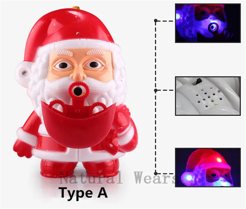 electric santa claus bubble