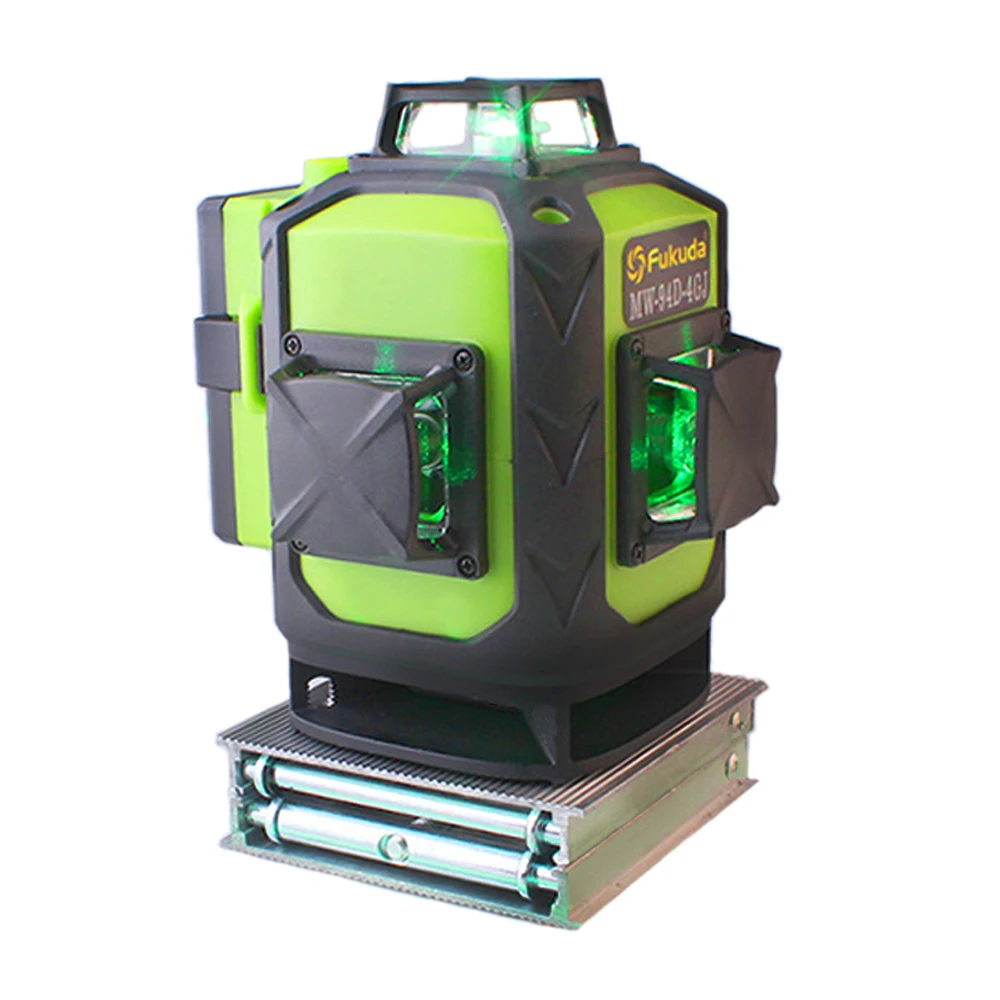 2020 New Fukuda Professional 16 Line 4D laser level  green Beam 360 Vertical And Horizontal Self-leveling Cross for outdoor