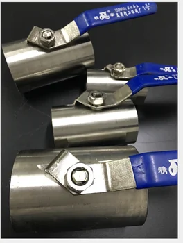 

DN50 2" 2 inch Internal Screw Thread BSP Female Thread Stainless Steel Bore Ball Valve Switch Oil Tap Running Water