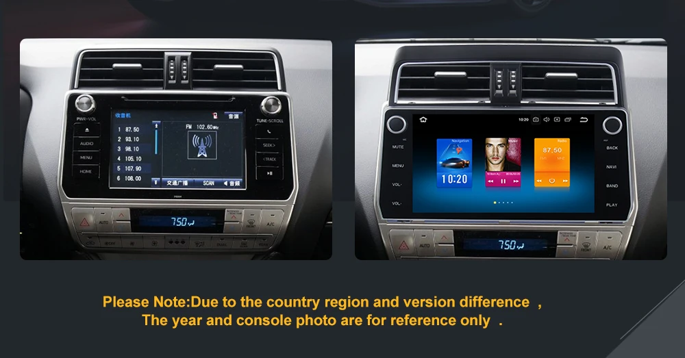 Flash Deal Android 9.0 Car Radio for Toyota New Prado 2018 Stereo GPS Navigation with 32G ROM 4G RAM Bluetooth 6