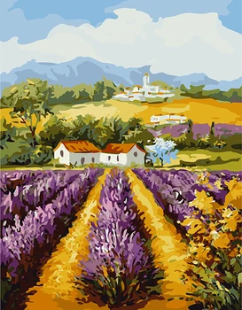 

Wall painting fantasy trail scenic Frameless Pictures Painting By Numbers DIY Digital Oil Painting On Canvas Home Decoration 309