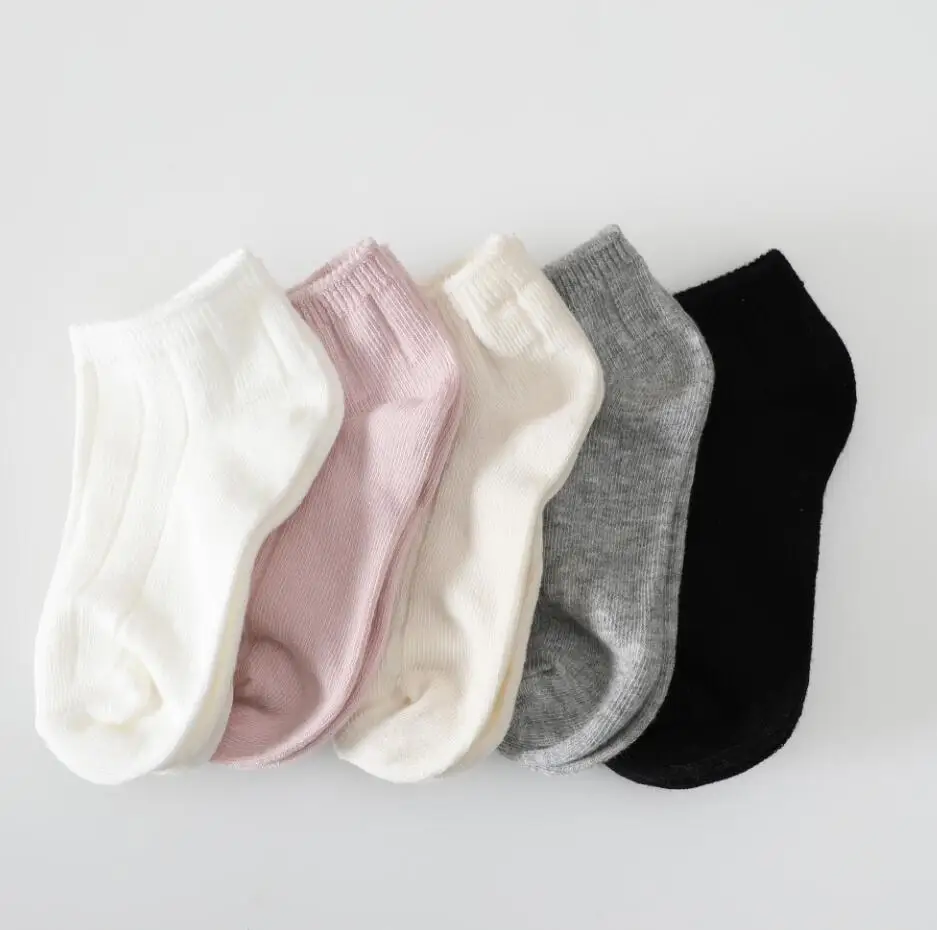 5 Pairs Newborn Baby Girl Cartoon Cotton Socks Infant Toddler Kids Soft Sock JG