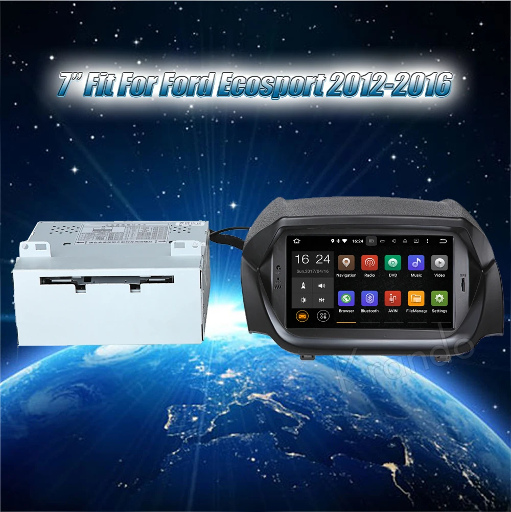 krando android car radio gps for ford ecosport 12-16 navigation multimedia system (2)