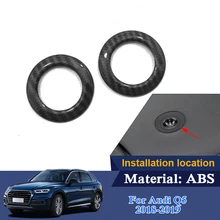 АБС-пластик, автомобильный Стайлинг блесток для Audi Q5 Q5L внутренние аксессуары задняя лампа для чтения рамка блестки интерьера автомобильные наклейки