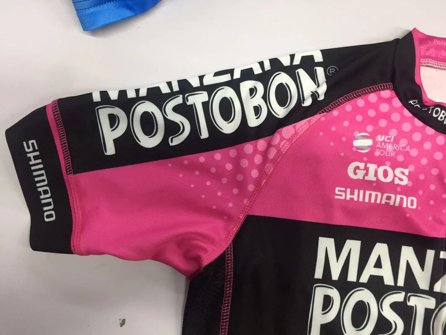 MANZANA POSTOBON PRO TEAM велосипедная майка розовая летняя быстросохнущая велосипедная одежда с коротким рукавом