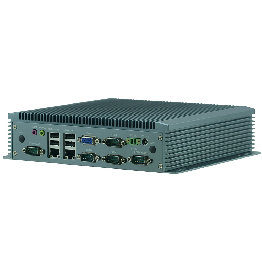 Partaker Q4 Fanless Industrial PC With 6 COM 1 SIM Slot 2 LAN (9)