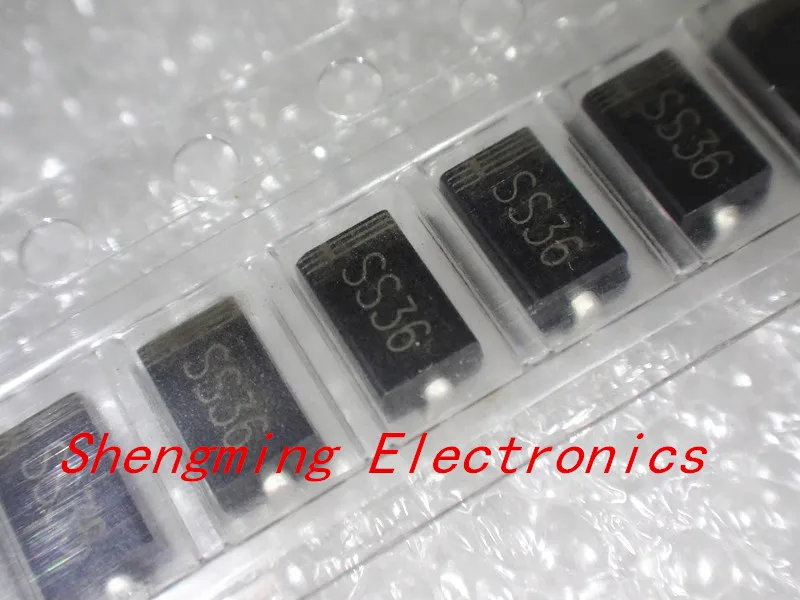 500 шт SS36 SR360 3A 60V SMA DO-214AC SMD диод Шоттки | Электронные компоненты и принадлежности