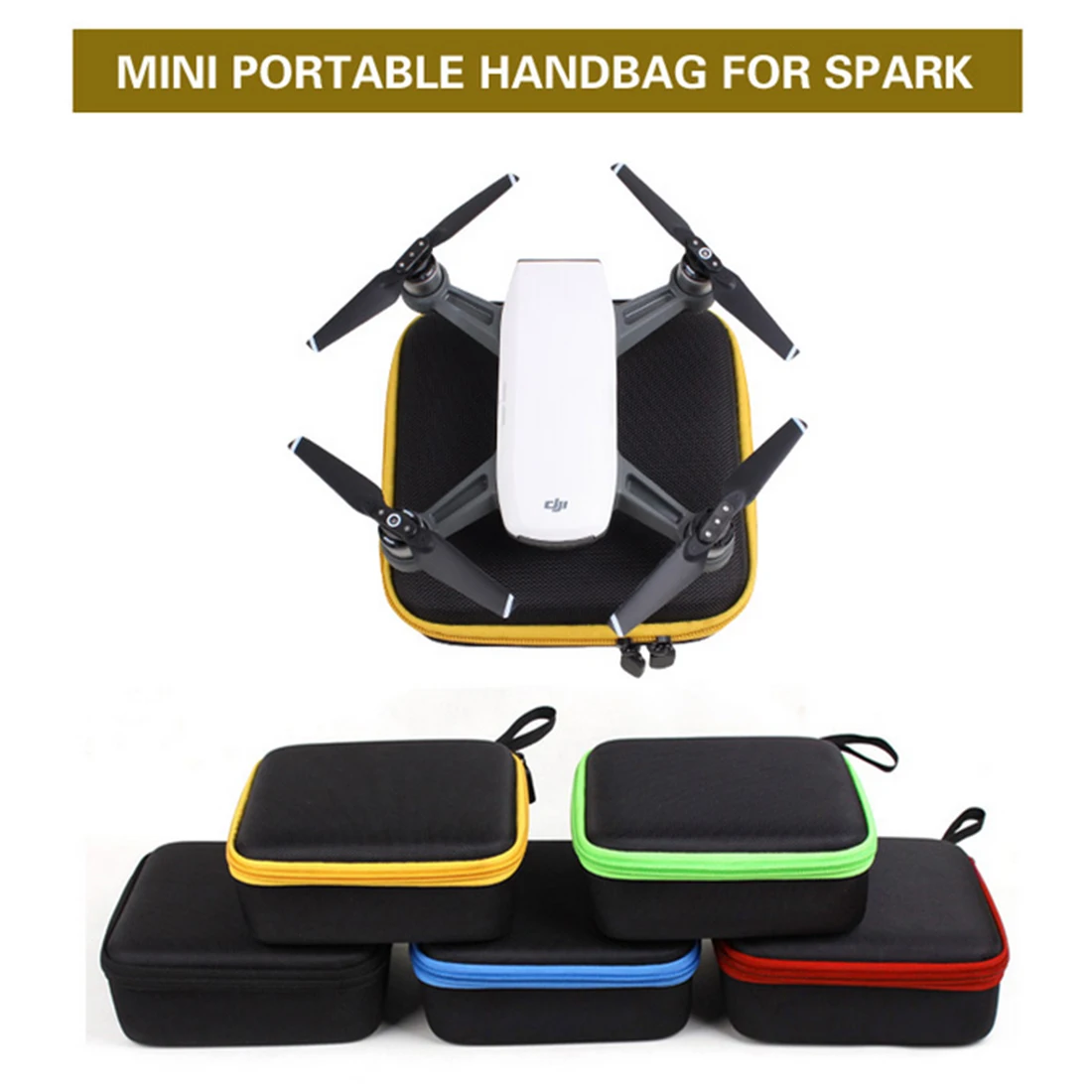 

HOBBYINRC Mini Portable Storage Handbag Carrying Bag Case Can Hold UAV Body Battery Propellers Cable for DJI Spark
