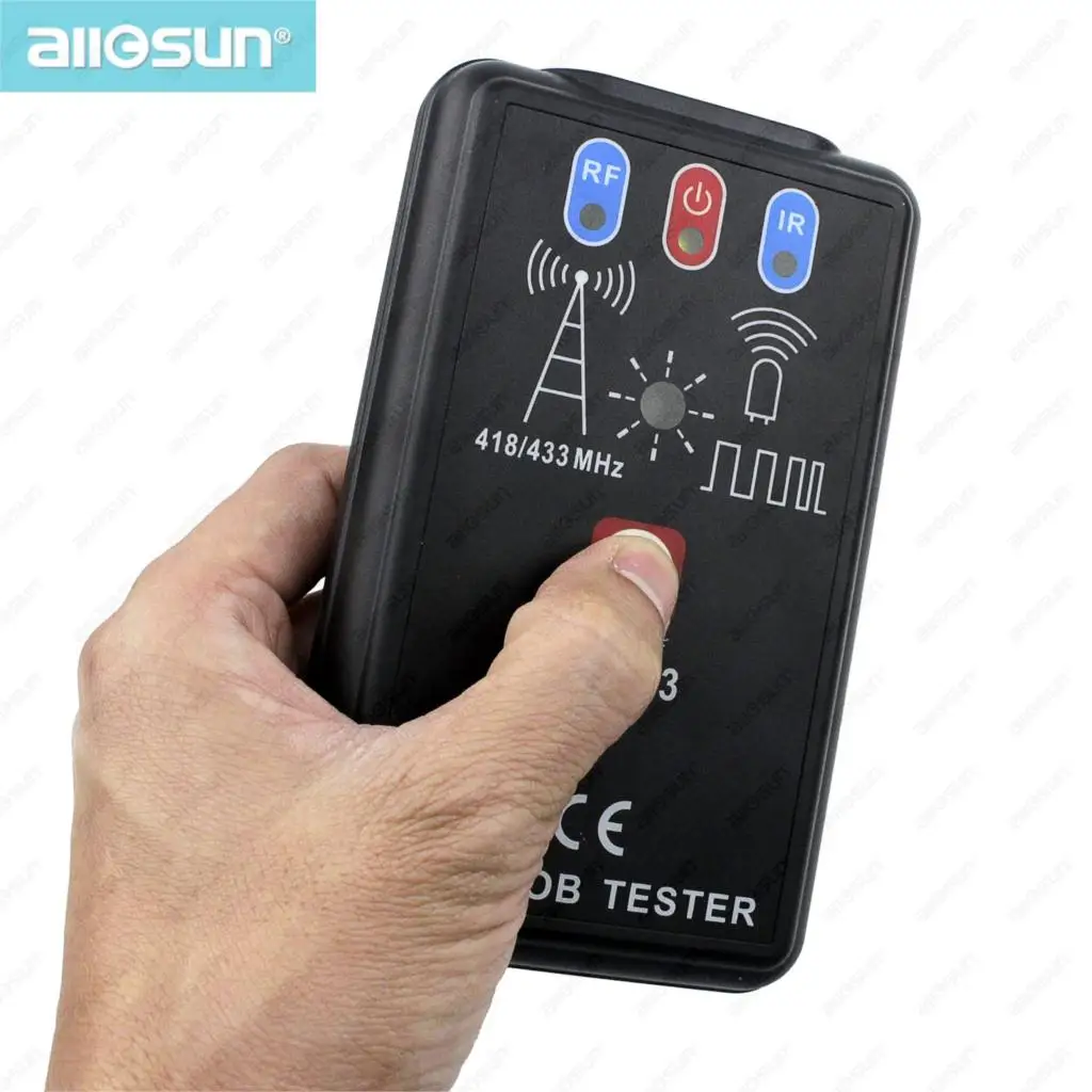 Beste Led Sleutelhanger Frequentie Tester Checker Finder Draadloze Radio Frequentie Afstandsbediening EM273 Alle Zon