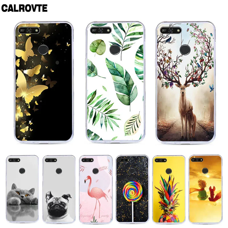 

For Huawei Honor 7A / Honor 7A Pro / Y6 2018 / Y6 Prime 2018 / Enjoy 8e Case Cover Silicone Coque For Huawei Y6 2018 Case Cover