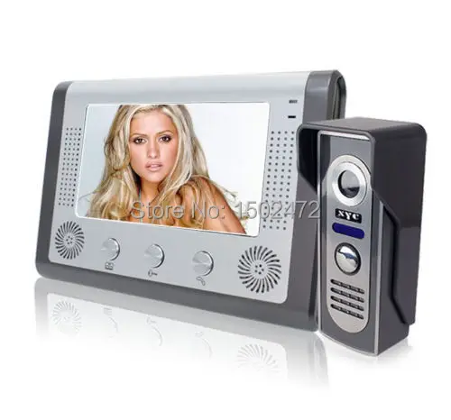 

7" Wired Door Camera Color LCD Video Camera Door Phone Visible Doorbell Night Vision