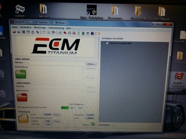 Новая версия ECM TITANIUM V1.61 с 18475 драйвер