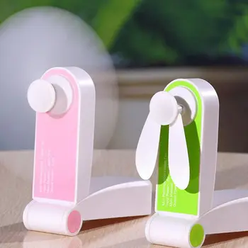 

2pcs lovers Usb hand held Fold Fans Electric Portable Hold Small Fans Originality Household Electrical Appliances Desktop