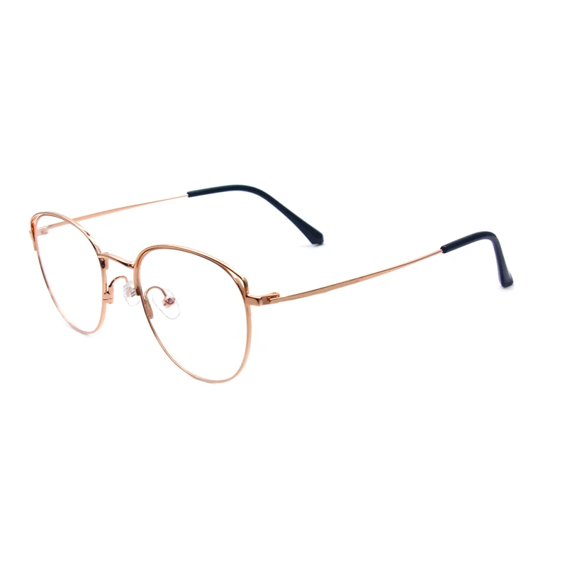 

Vintage Style Women/Men Popular Metal Clear Lens Glasses Frame Trendy Unisex Anti-radiation Spectacles Eyeglass Frame 80117