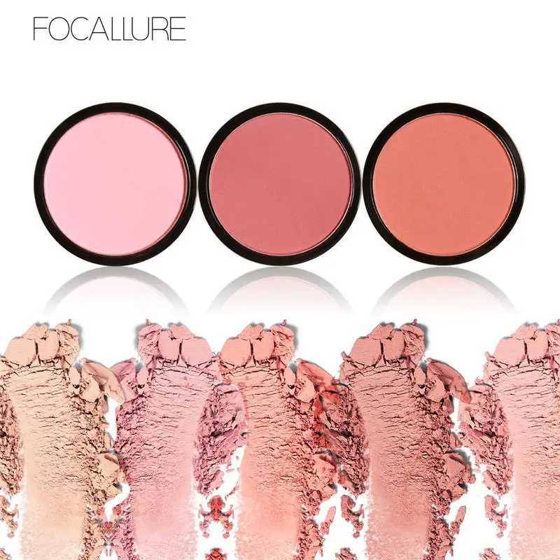 

FOCALLURE 6 Colors Blush Makeup Cosmetic Natural Pressed Blusher Powder Palette Charming Cheek Color Make Up Face Blush