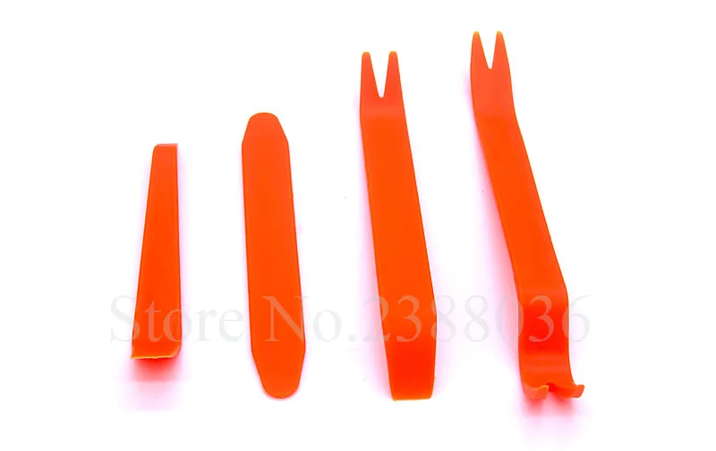 4 pcs Car Radio Stereo Door Clip Trim Dash Panel Install Removal Pry Tool Plastic Kit Automotive Repair Tools Accessories