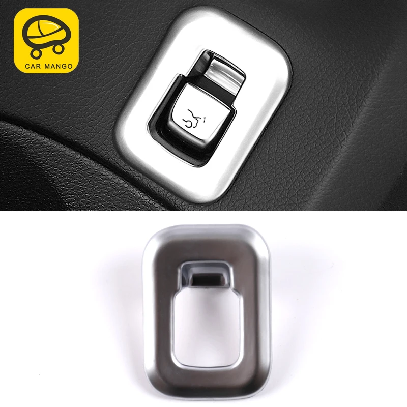 

CarManGo For Mercedes Benz GLC 2016 Car Styling Trunk Button Switch Cover Frame Trim Sticker Interior Accessories