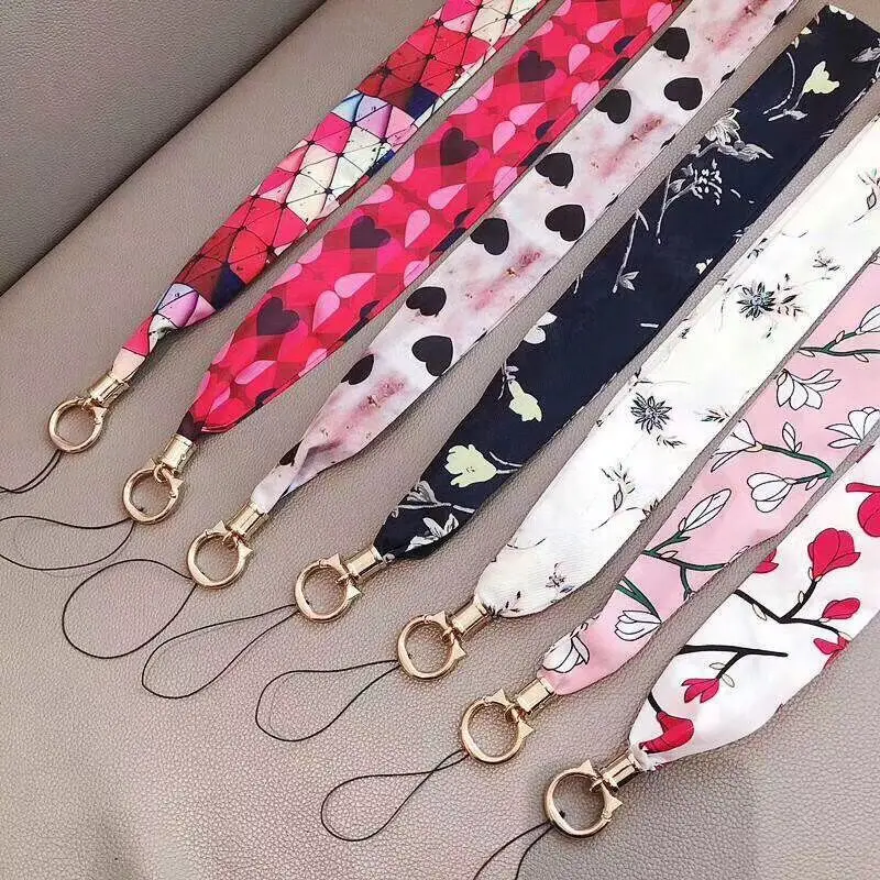 صغير الطازجة يترك الرقبة حزام اسهم للمفاتيح ID بطاقة رياضة أحزمة هاتف المحمول USB شارة حامل DIY شنق حبل الوهق الحبل