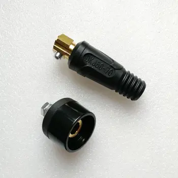 

2 pair of DKJ50-70 plug and socket Euro style cable connector male and female for 400A free shipping