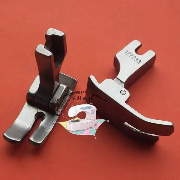 2pcs Industrial Sewing Machine Parts Flat Car Seam 127233 Wide Presser Foot Base 14mm | Дом и сад