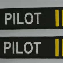 Пилот(2 бара) брелок вышитые брелок