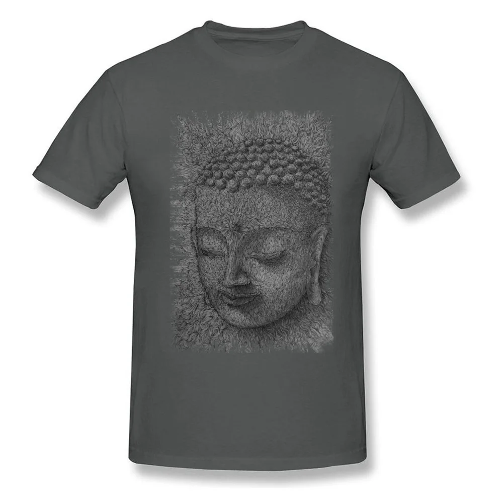 Buddha 100% Cotton Men's Short Sleeve Tops Shirts Funny Summer/Autumn Top T-shirts Group Top T-shirts Newest O-Neck Buddha carbon