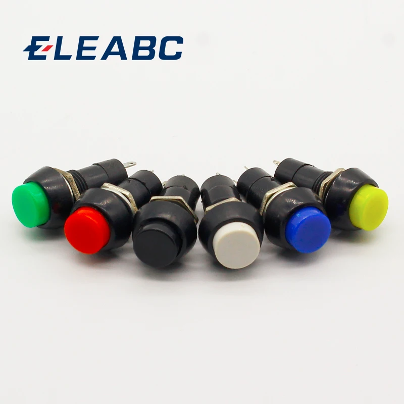 

6PCS Latching Pushbutton Switch 3A 250V AC 12mm