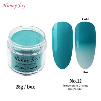 

28g/Box Temperature Color Change Shine Glitter Dip Powder Nails Dipping Nails Long-lasting Nails No UV Light Needed (#7-#14)