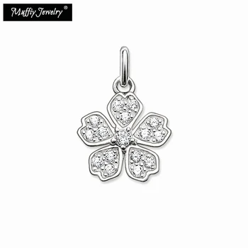 

Small Flower Romantic Pendant,TS Style Soul Fashion Good Jewelry For Women,Ts Glam Gift In 925 Sterling Silver