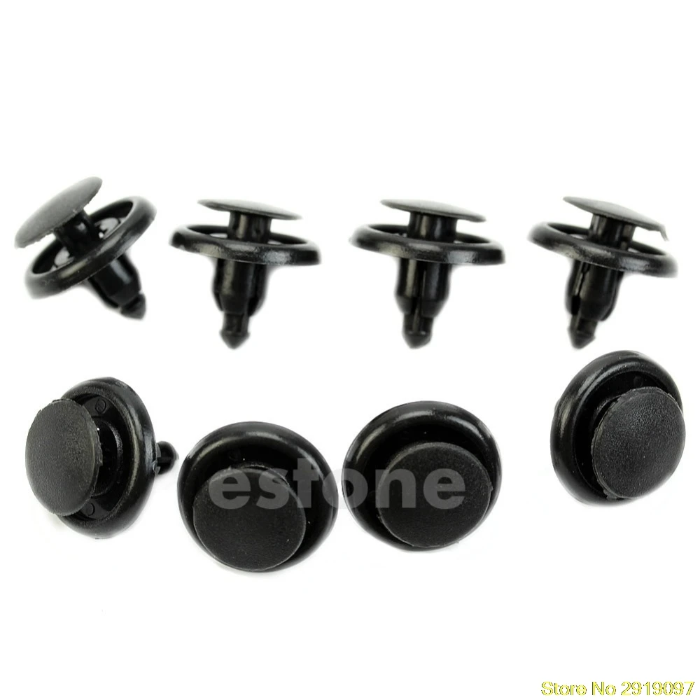 New 10Pcs 7mm Bumper Fender Clips Retainer For Toyota Plastic Rivets